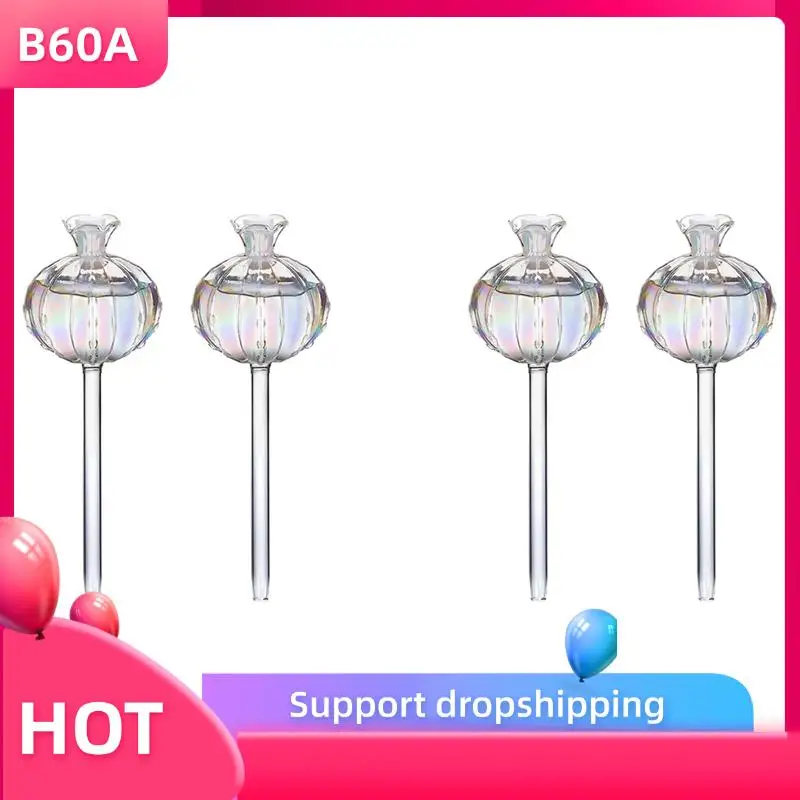 

B60A 2X Glass Automatic Plant Watering Bulbs Shape Flower Plant Water Dripper Houseplant Device Drip Irrigation System