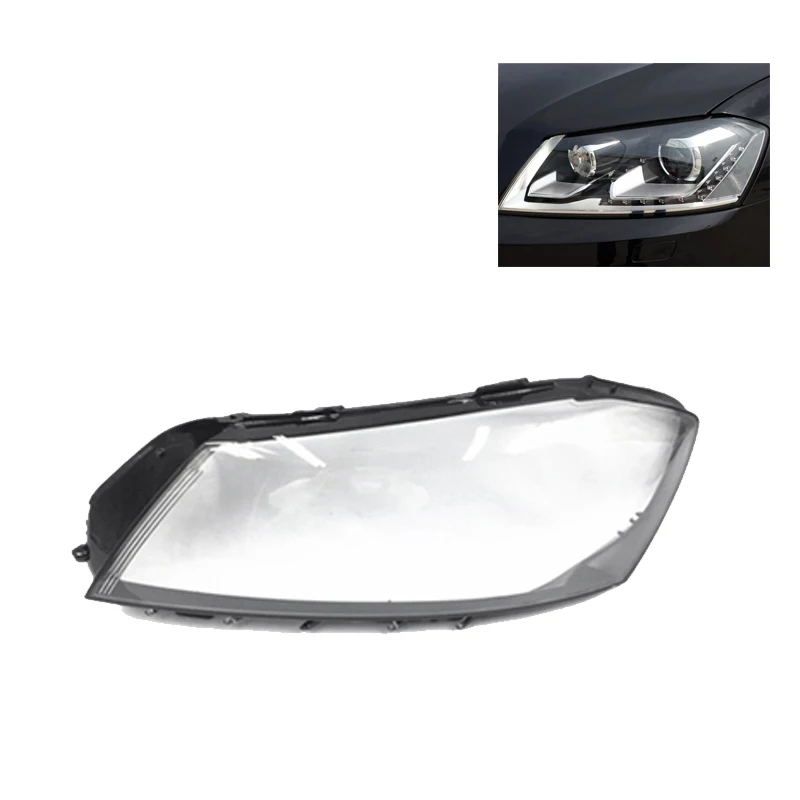 Car Front Headlight Head Lamp Lens Cover Shell Lampshade For Passat B7 2011 2012 2013 2014 2015 Left