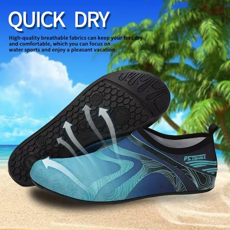 Diving Shoes Women Aqua Shoes Men Beach Swimming Water Sport Socks Barefoot Sneaker Fitness Dance Swim Surfing Snorkeling Shoe