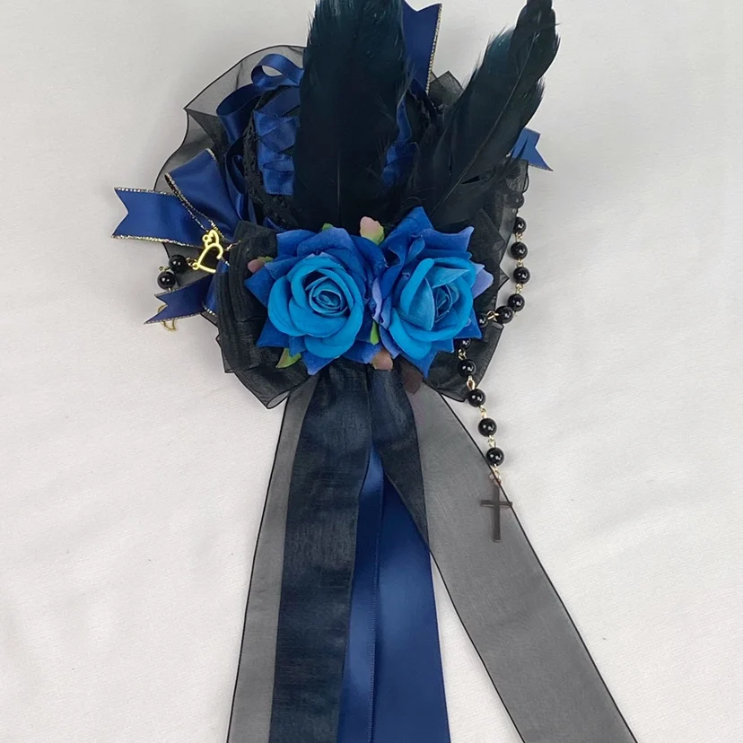 Women Lolita Prom Top Hat Lolita Dark Goth Hair Accessories Fascinator Hats Burgundy Rose Hair Clip Fedora Hat