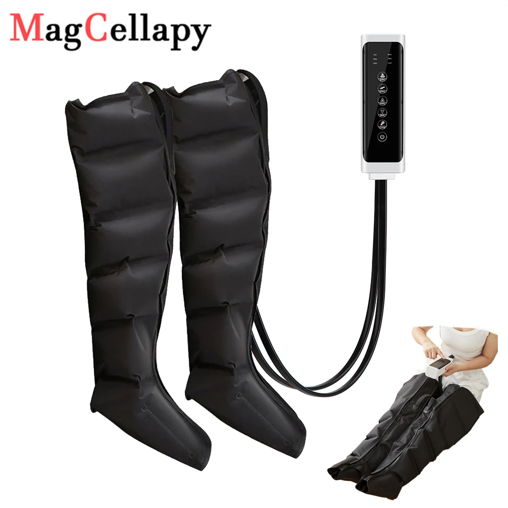 

6 Airbag Air Compression Massage Boots Pneumatic Boots Used for Circulation and Leg Muscle Relaxation to Relieve Varicos Veins