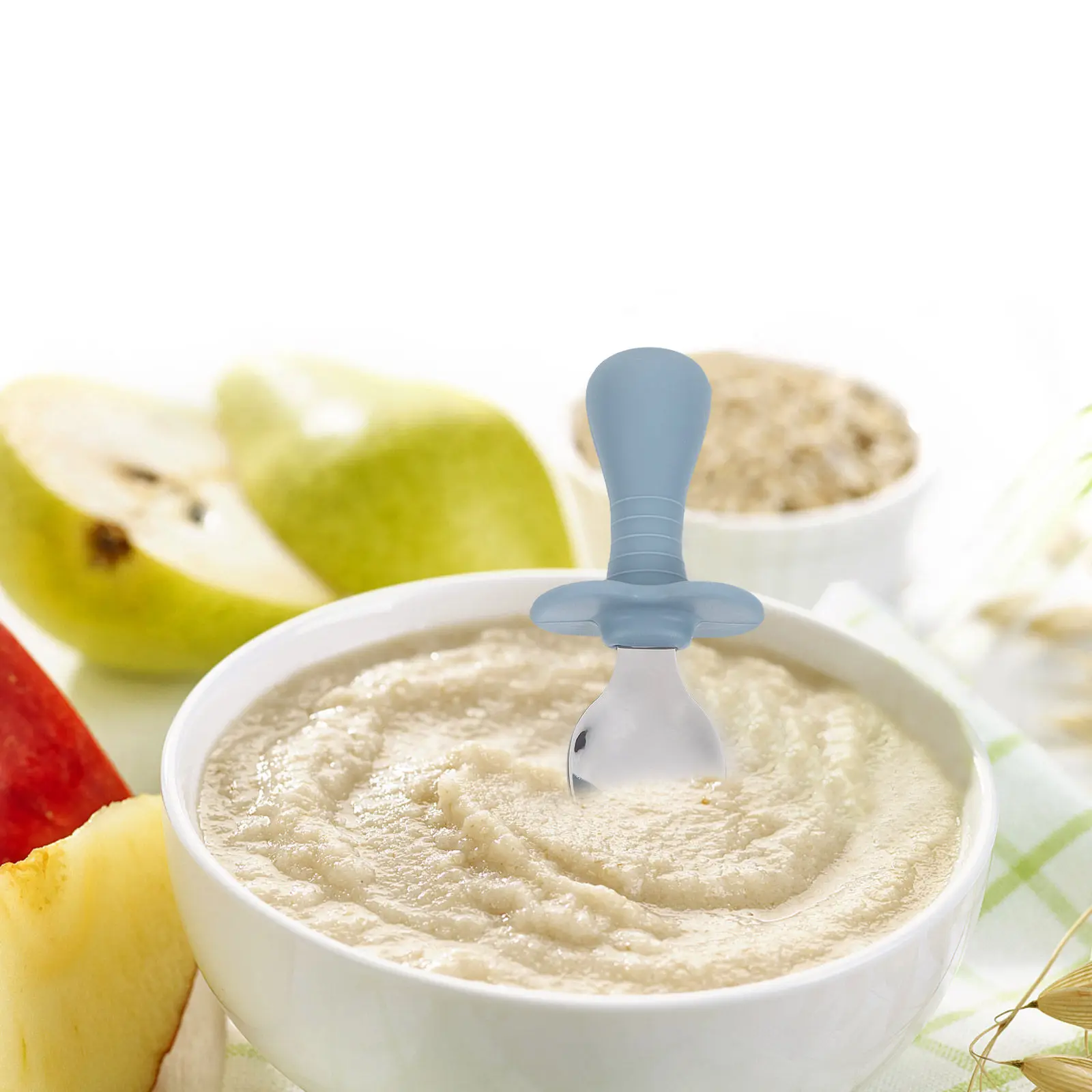 

Набор силиконовых вилок и ложек для малышей: мягкие и безопасные приборы для кормления младенцев и детей раннего возраста, безопасные инструменты для прикорма