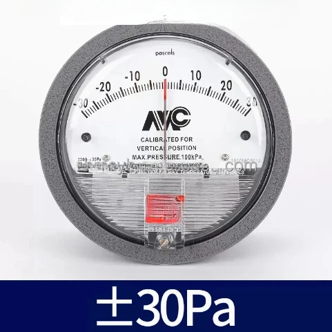 

2000-60pa Differential Pressure Gauge Range -30 pascal