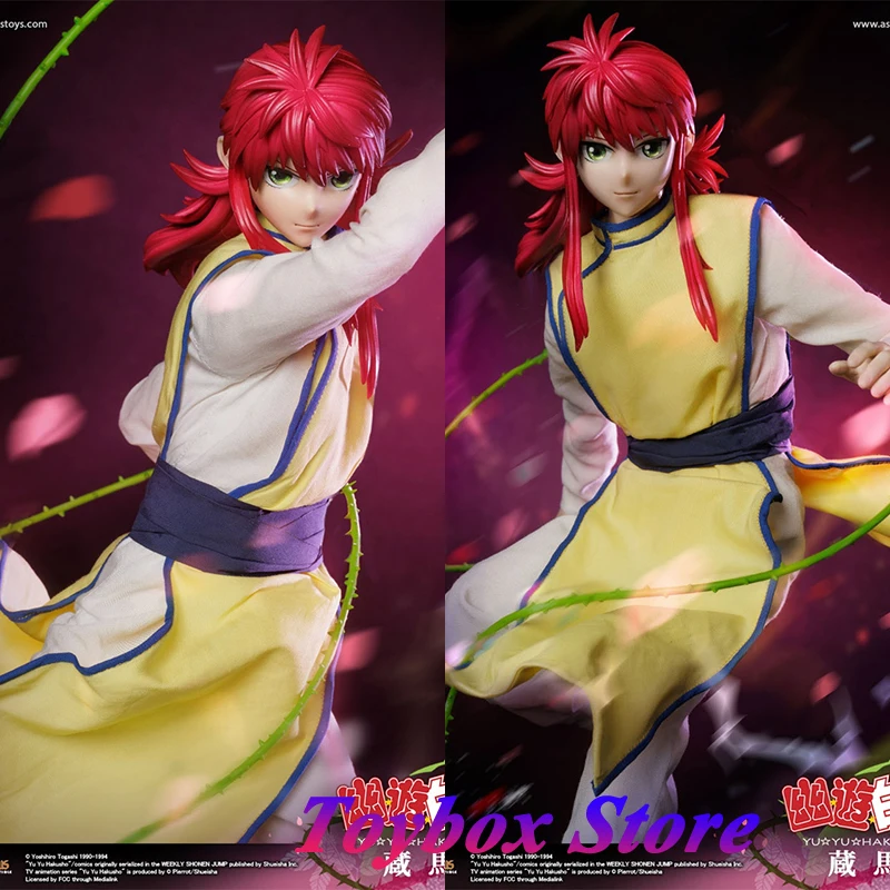 

ASMUS TOYS YUYU003 1/6 Курама Красные волосы Мальчик Фигурка Аниме Yu Yu Hakusho Роль Нежный 12 "полный набор Модель солдата в подарок