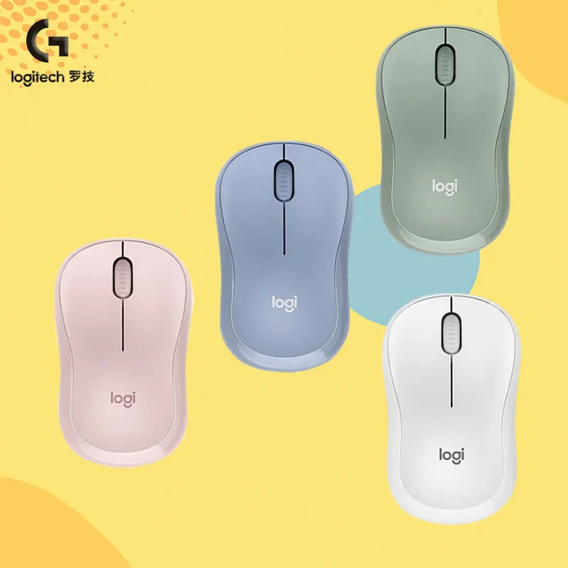 

Logitech M330/M221 Офисные потребности на рабочем месте, двухрежимная беспроводная бесшумная мышь, эргономичная легкая работа, подходит для использования на вечеринках