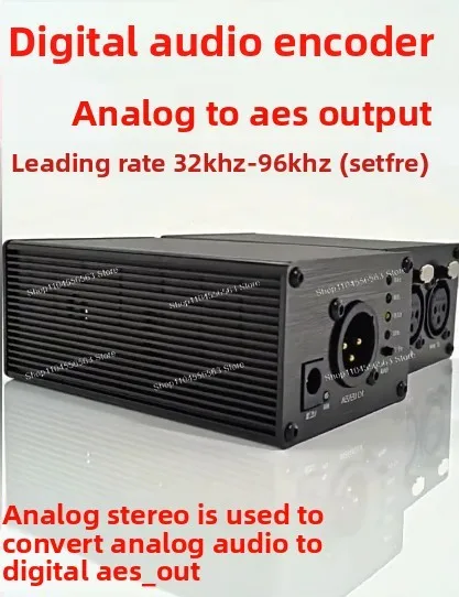 

Balanced Stereo AES/EBU ADC - Analog-to-Digital Audio Converter with Adjustable Output
