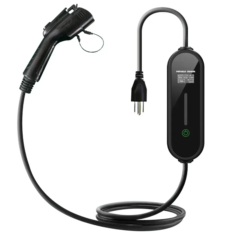 2025 Hot Sell  Portable EV Charger  Power Optional Adjustable Rapid Electric Car Charger Manufacturer Customization