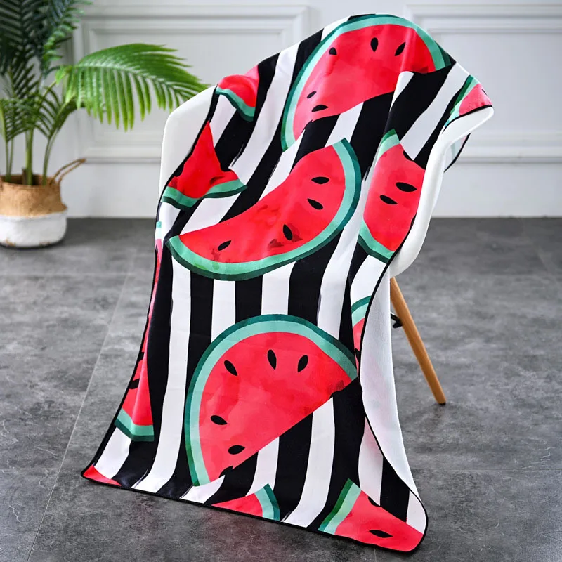 

Microfiber Beach Summer Seaside Swimming Vacation Absorbent Quick Dry Printed Bath for Camping Beach Roadtrip