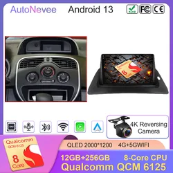 Rádio do carro android para renault kangoo 2008 2009 2010 2011 2012 2013 2014 2015 - 2018 reprodutor multimídia gps carplay android auto