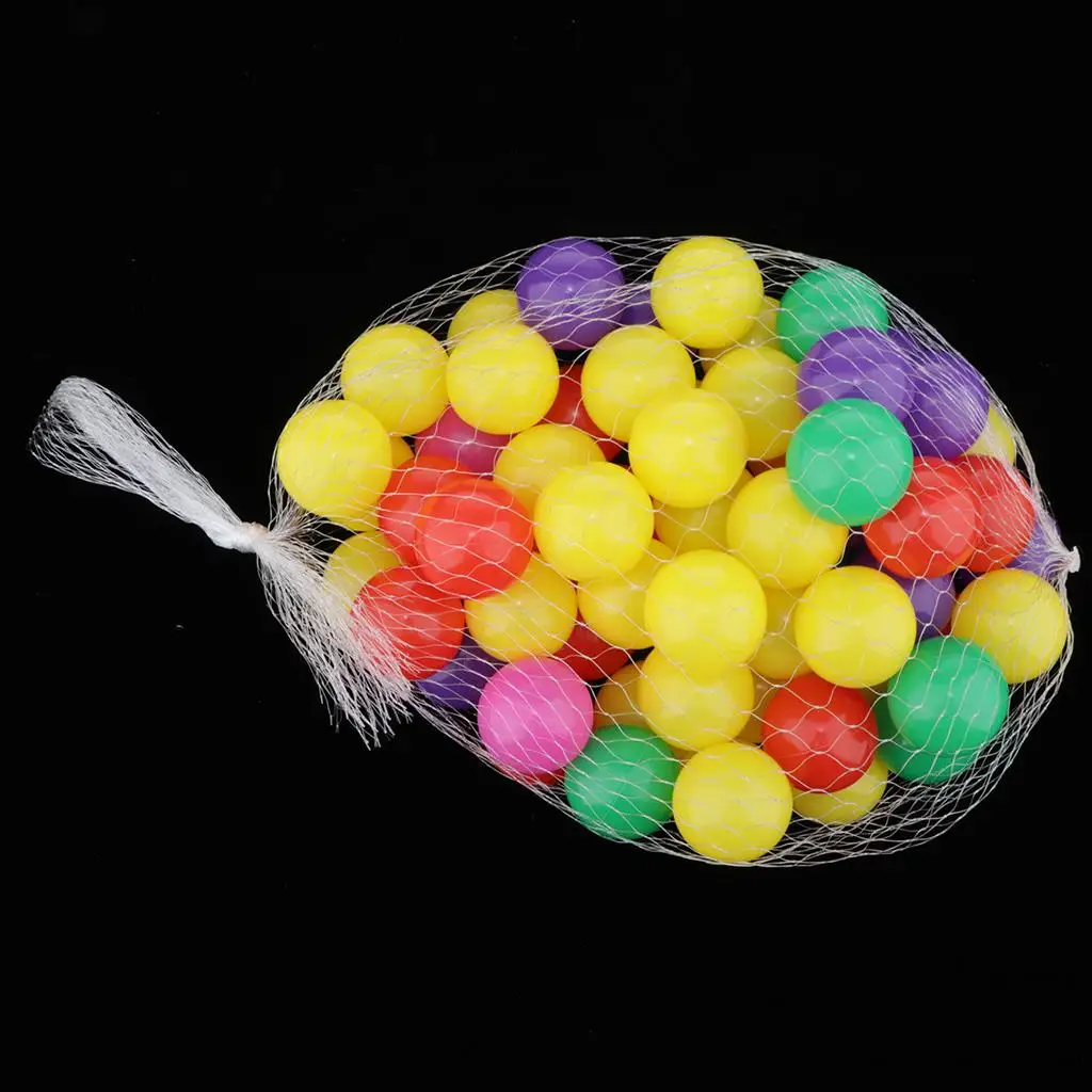Colorful Ocean Ball Toy Soft Plastic Pool Ball for Baby Kids Swim Pool Water Play Exercise
