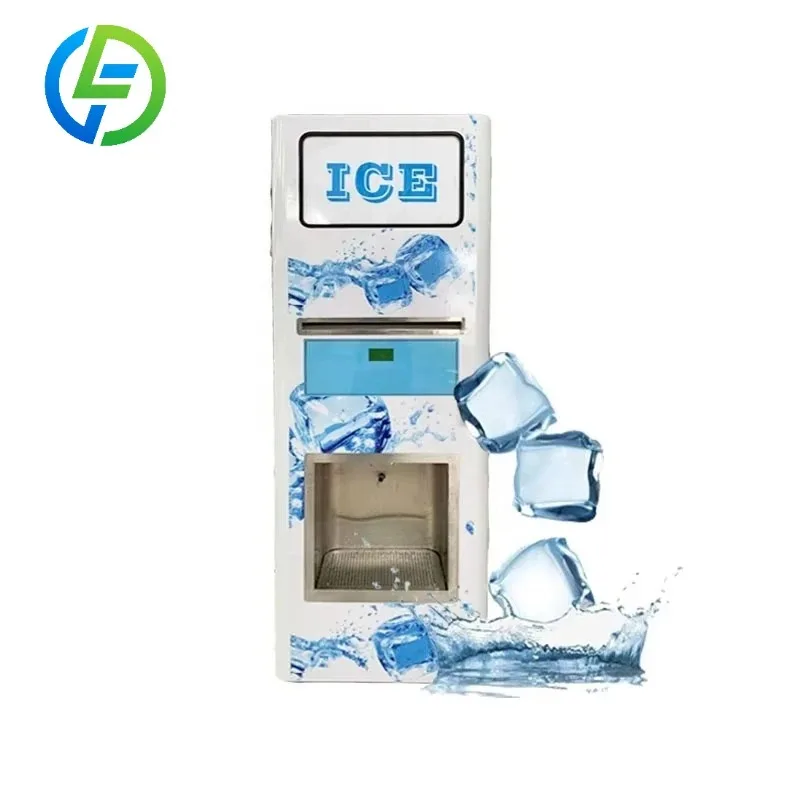 Customize Ice Cube Vending Machine Charge by Weight 2.2Cm Ice Cube Making Vending Machine