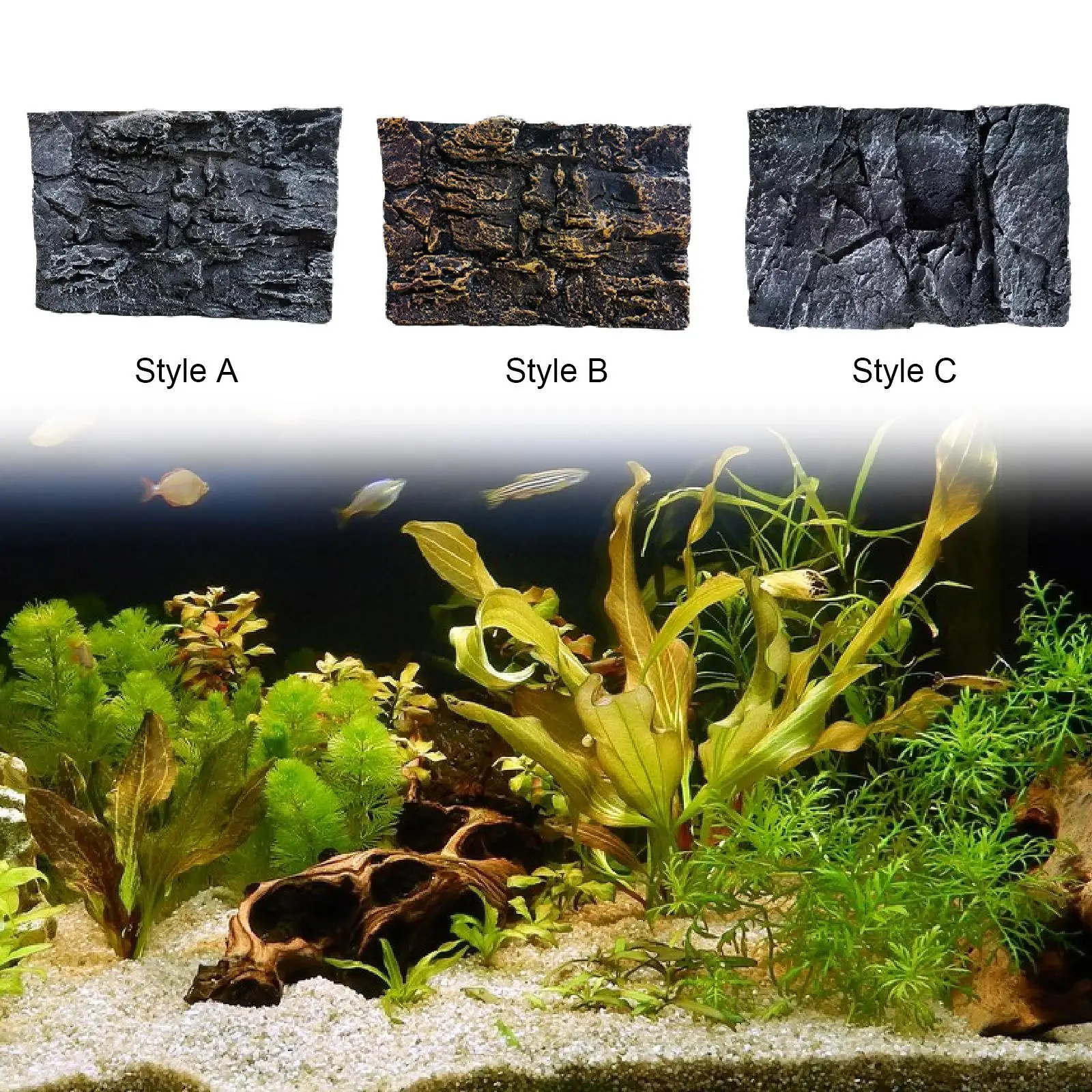 Decoración 3D para acuario y terrario de tortugas y reptiles - imagen 5