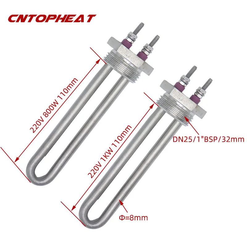 DN25 Stainless Steel Immersion Heating Element With 1\