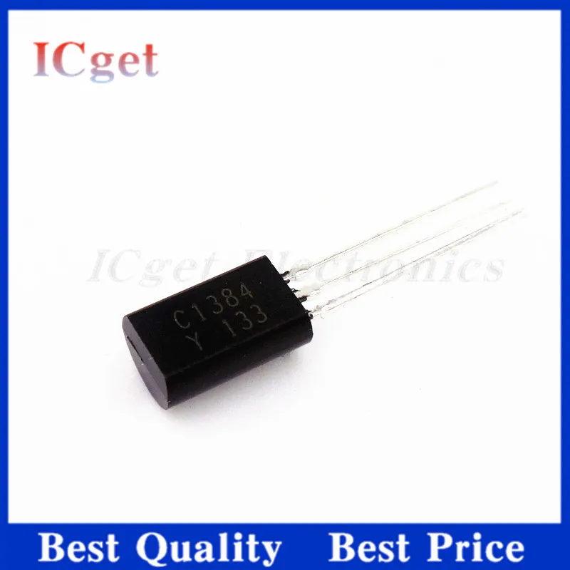 50PCS 2SA684 2SC1384 A684 C1384 TO-92L 1A 50V 750mW NPN PNP 2SA684-Y 2SC1384-Y DIP Transistors