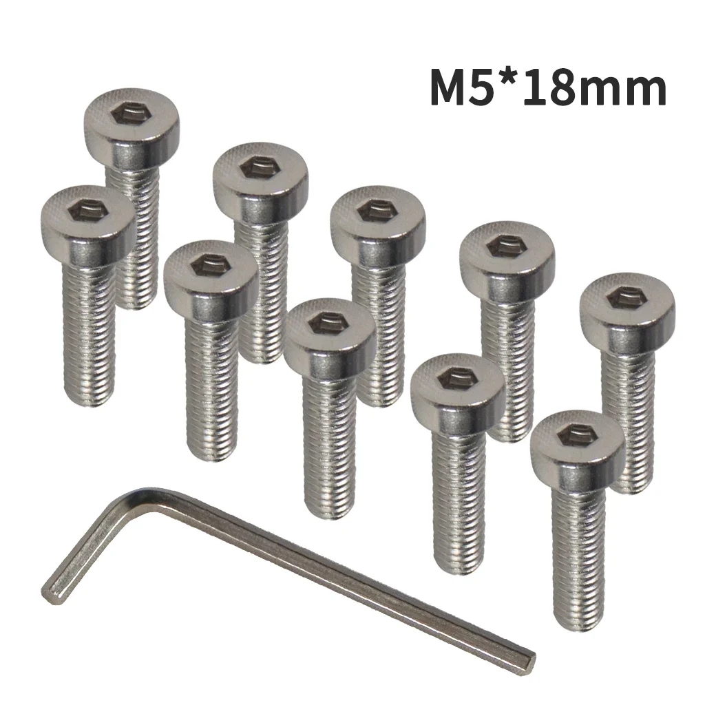 Vis M5 en acier inoxydable 304, douille hexagonale, tête de tasse courte, boulon pour GoPro OSMO Action Insta360, montage de caméra, 10 pièces