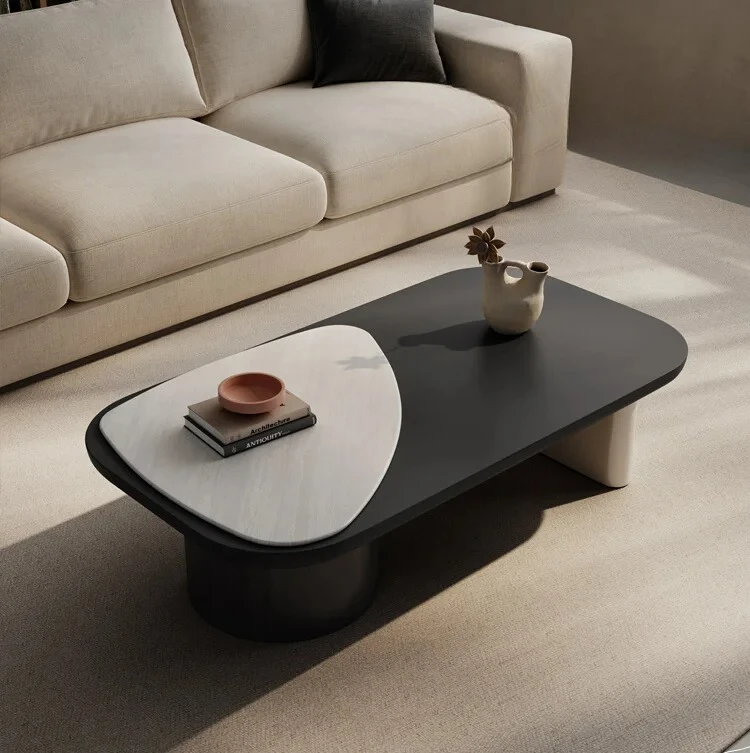 A Italian Chinese Style Simple Small Apartment Creative Microlite Coffee Table