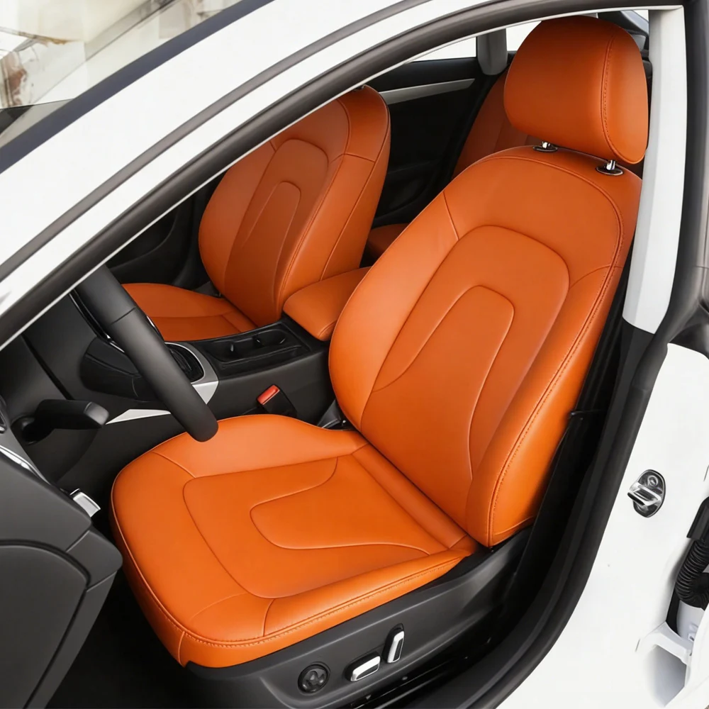 

Специальный чехол для сидений автомобиля Audi A5 Sportback 2010-2016 из искусственной кожи, защитные накладки на сиденья