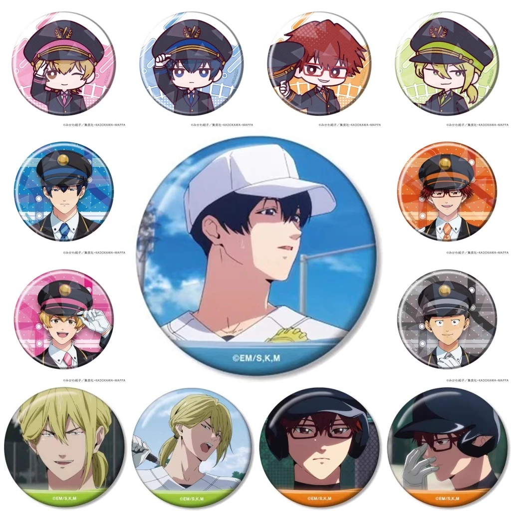 

58 мм аниме Oblivion Battery Haruka Kiyomine Kirishima Shuuto Kokuto Eiichirou Косплей Костюм Значок Pin SPTE Брошь из жести ﻿