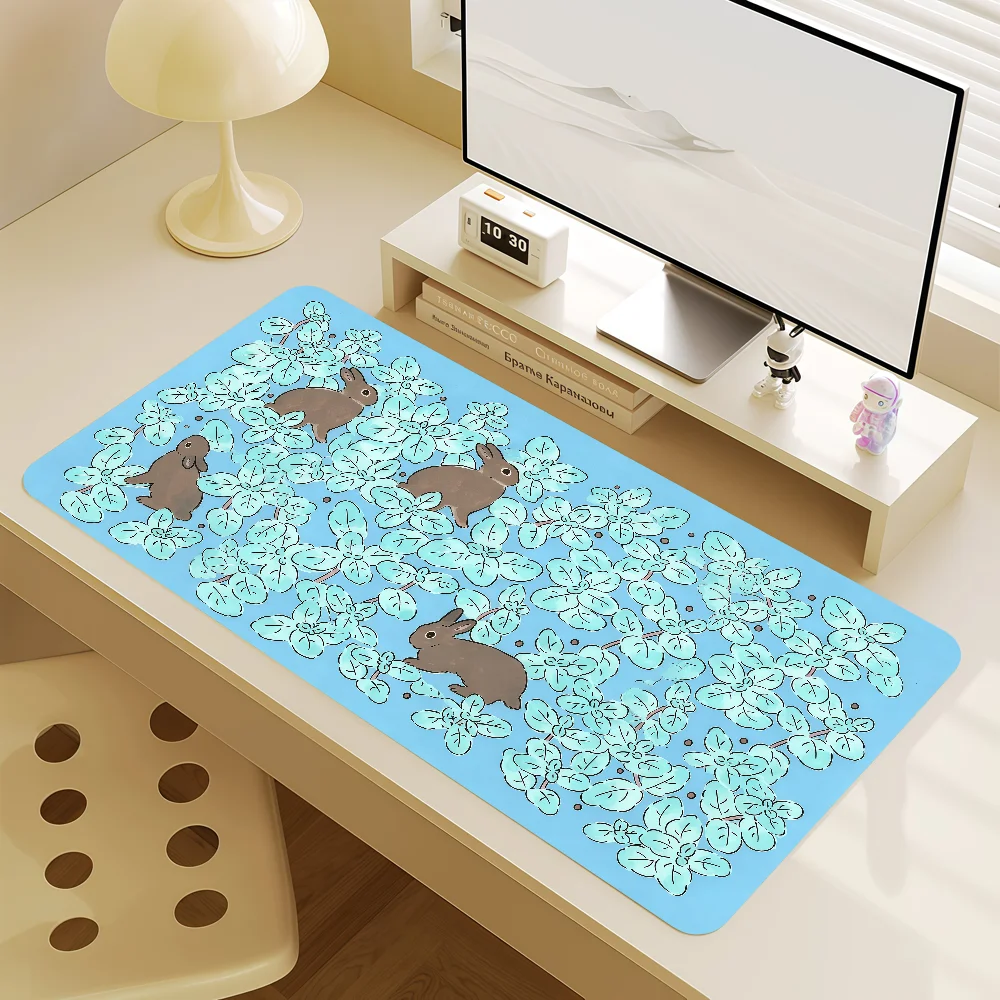 Mouse Pad MousePad Rabbit S-Schinako Non-slip Lockedge Office Student Gaming Thickened Illustration Large Writing Pad Cushion