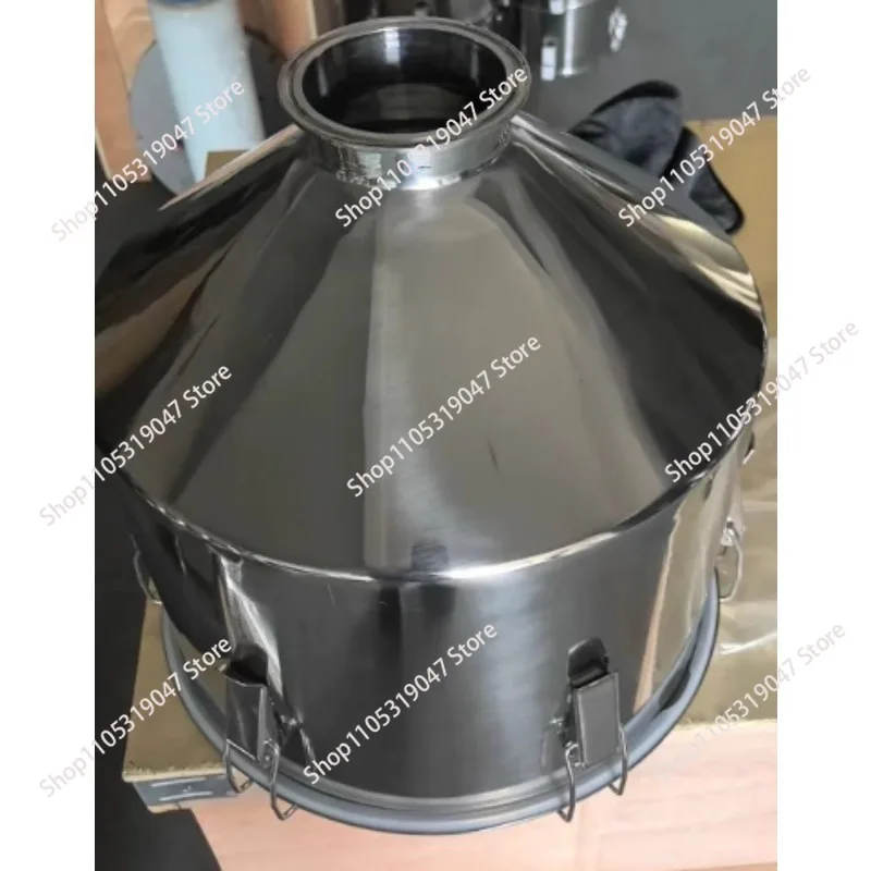 Sanitary Stainless Steel Funnel Non-Standard Paste Liquid Cylinder Filling Machine Food Machinery Hopper Feeding Blanking