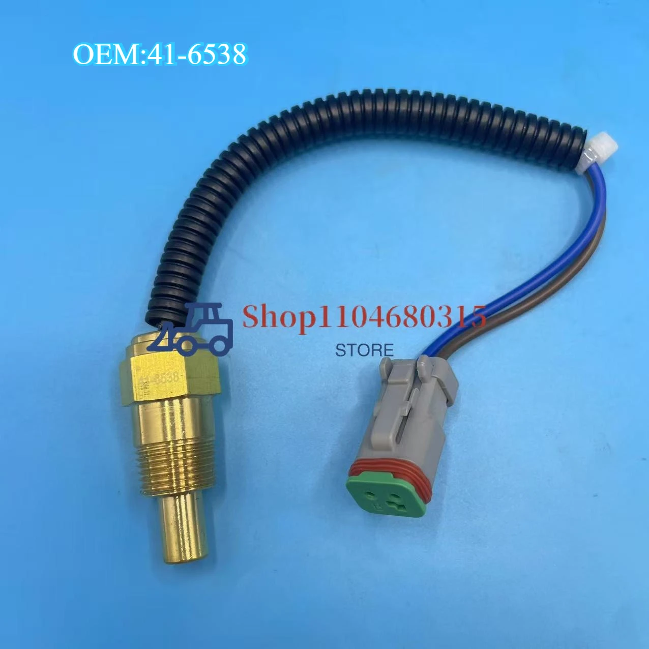 

1 шт. 416538 41-6538 Датчик температуры двигателя из металла + АБС-пластика для Thermo King SB/SLX/Slxi/T-Series/Precedent