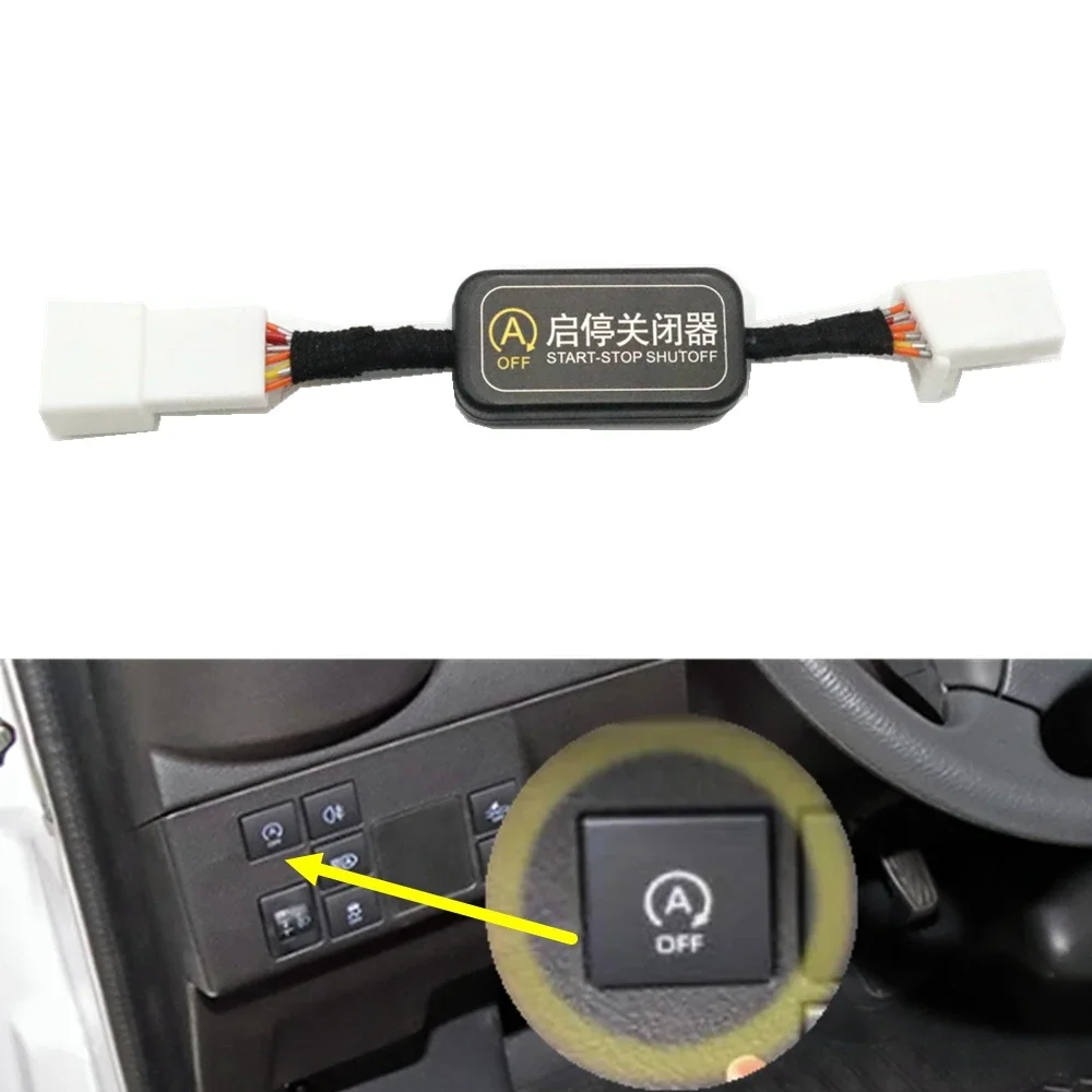 Car Automatic Stop Start Engine System Off Device Control Sensor Plug Smart Stop Cancel Adapter For Toyota Town ACE 2020-2023