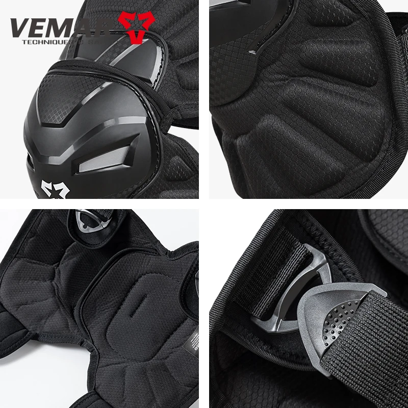 VEMAR Urban Motorcycle Knee Pads Men Women Abrasion-Resistant Commuter Protective Gear for Riding Durable City Guards 1Pair
