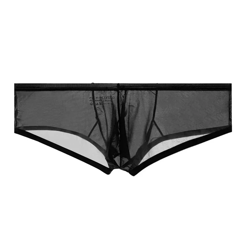 Summer Men's Boxers Low-rise Ice Silk Underpants Men Small Boxer Shorts Underwear Men Panties Boxer Briefs