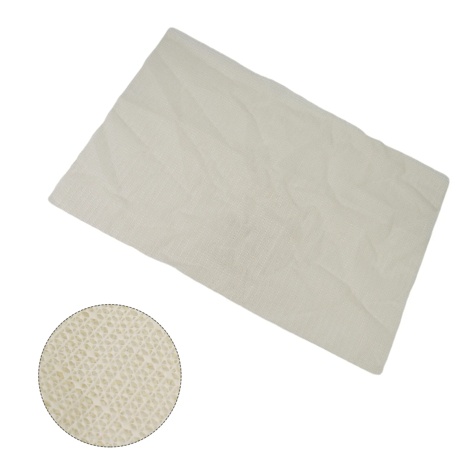 Mesh Carpet Rug Pad Indoor Floor PVC Reduce Slipping Strong Gripper Underlay White 1pc Base Mat Couch Cushions