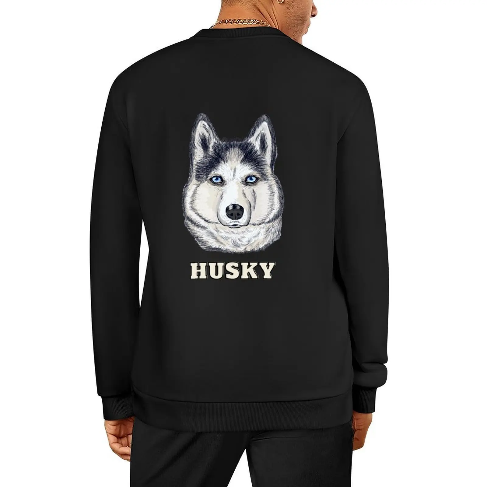 

Husky gray style Pullover mens designer clothes clothes for men men clothing men's autumn clothes new in hoodies & sweat-shirt