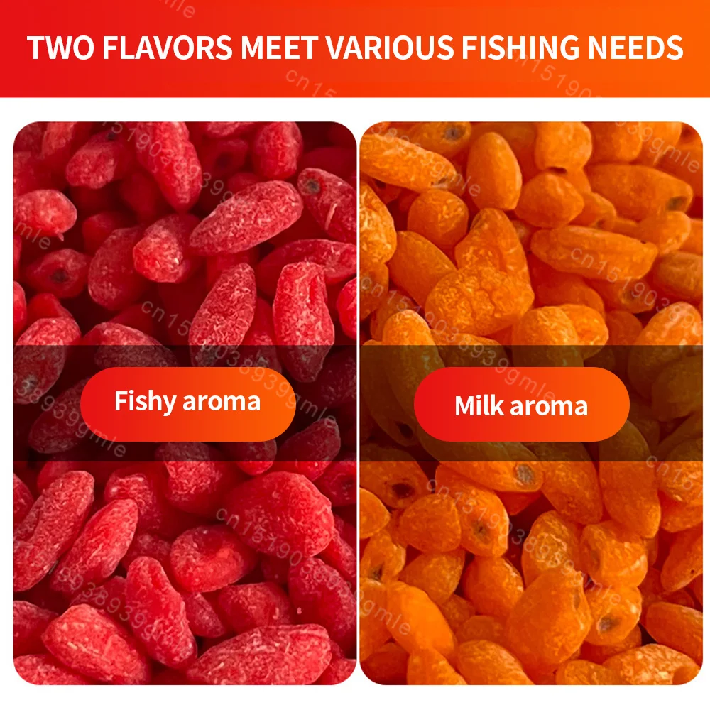 Fresh Particle Bait Quickly Tempting Fish High Quality Soft Rice Food Attractant Attracting Fish Carp Teasing Fishing Grass Carp