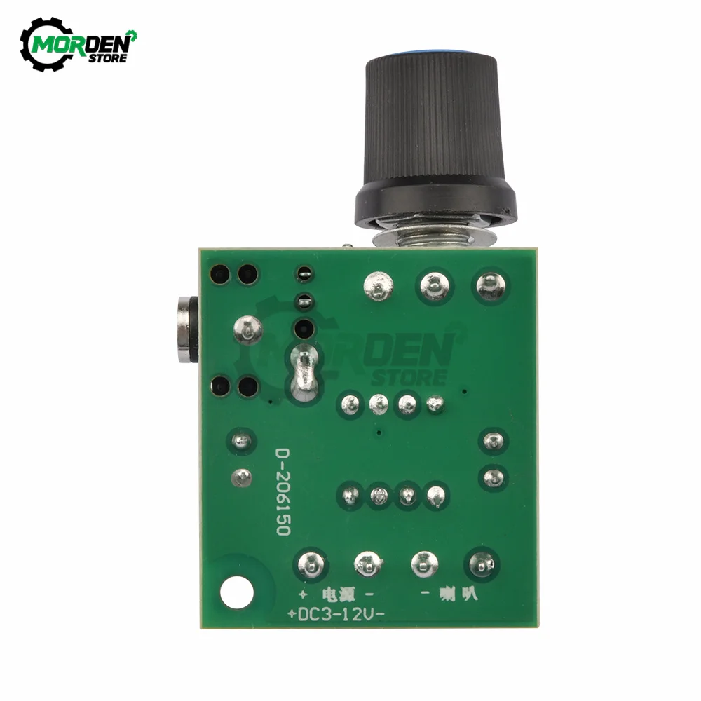 LM386 Upgrade 10W Audio Amplifier Board Mono 3.5mm DC 3-12V Volume Control AMP Module Adjustable Volume for Electrical Tool