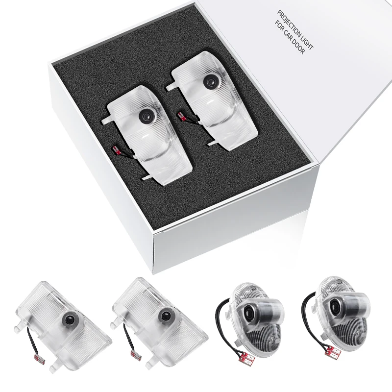 2pcs Car Accessories LED Projector Ghost Atmosphere Logo Lamp Auto Door Welcome Shadow Lights For Mazda 6 Atenza Axela RX-8 RX-9