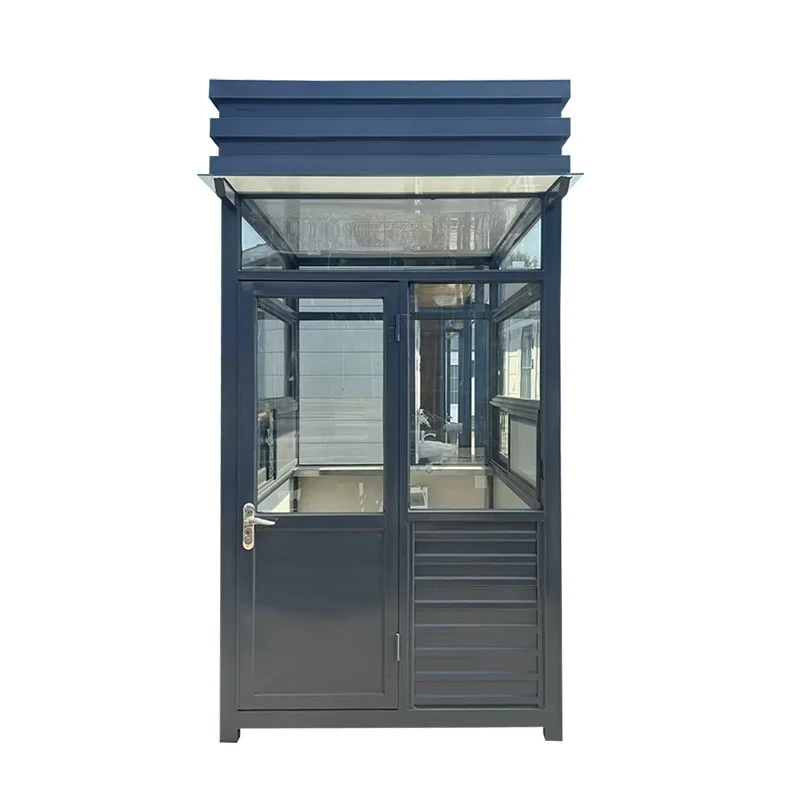 40FT Modular Expandable Prefab Steel Container Office, Eco-friendly Outdoor Security Booth, AliExpress Hot Sale Fast Shipping