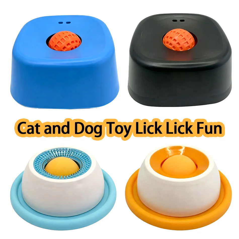2026 New Non-Slip Pet Licking Bowl with Slow Food Design Educational Toy for Dogs/Cats Fun And Engaging Feeding Solution