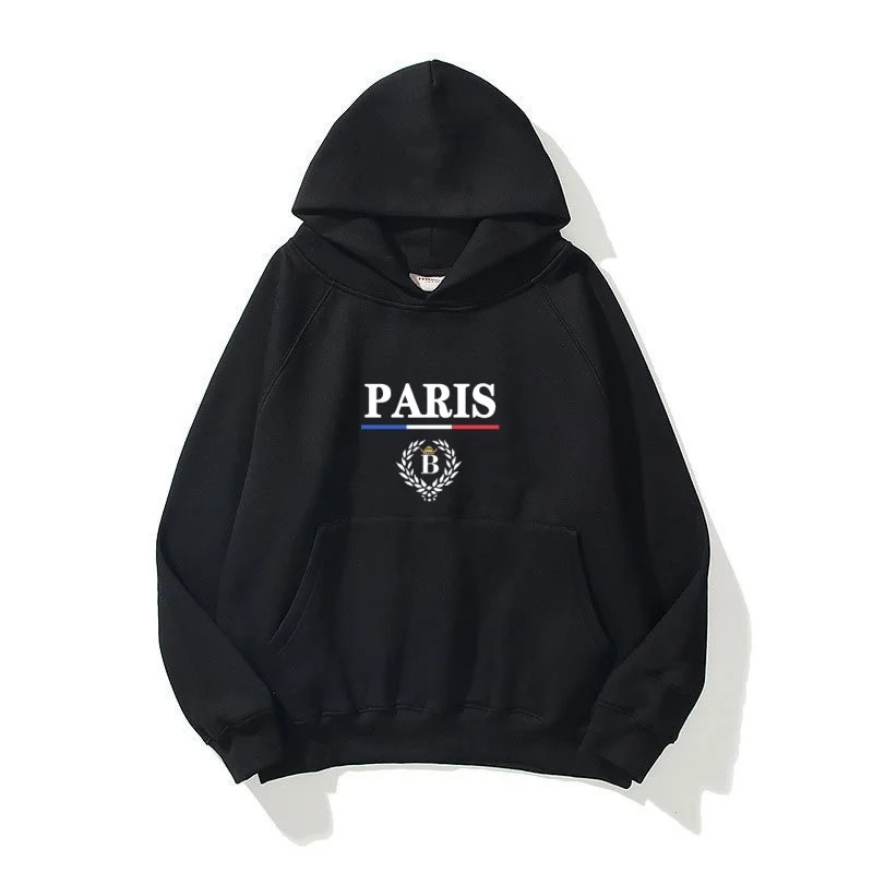 

Men's casual hoodie, sweatshirt, long-sleeved shirt, streetwear, pocket design hoodie, printed men's pullover, European size