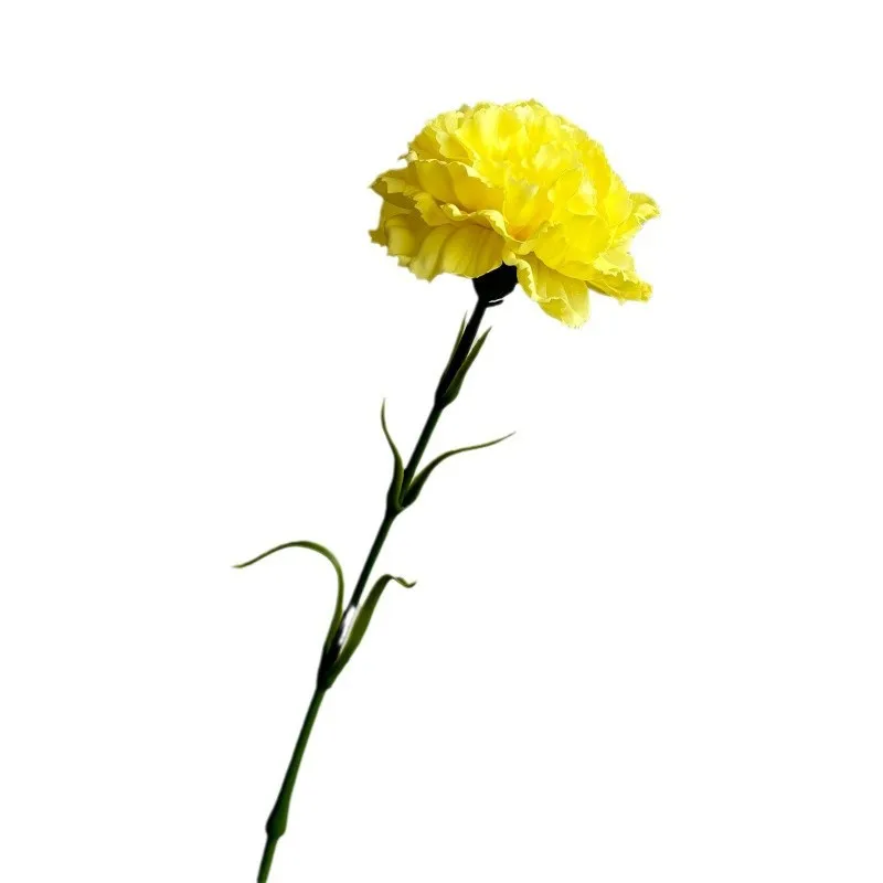 LINANUO 10 Teile/los Feuchtigkeitsspendende Nelken Real Touch Künstliche Blumen Mutter der Tag Bouquet Hochzeit Decor Home Party Nelke Floral 4