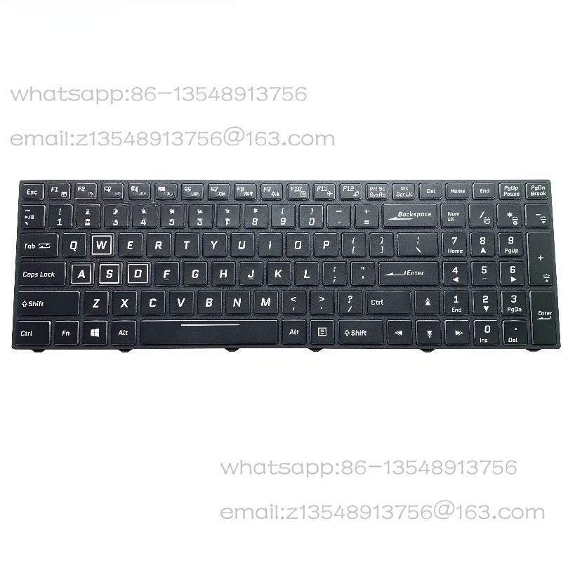 New keyboard color backlit 911SE ST PLUS ZX7 ZX6 N855 N850 mechanic T58 T58D keyboard