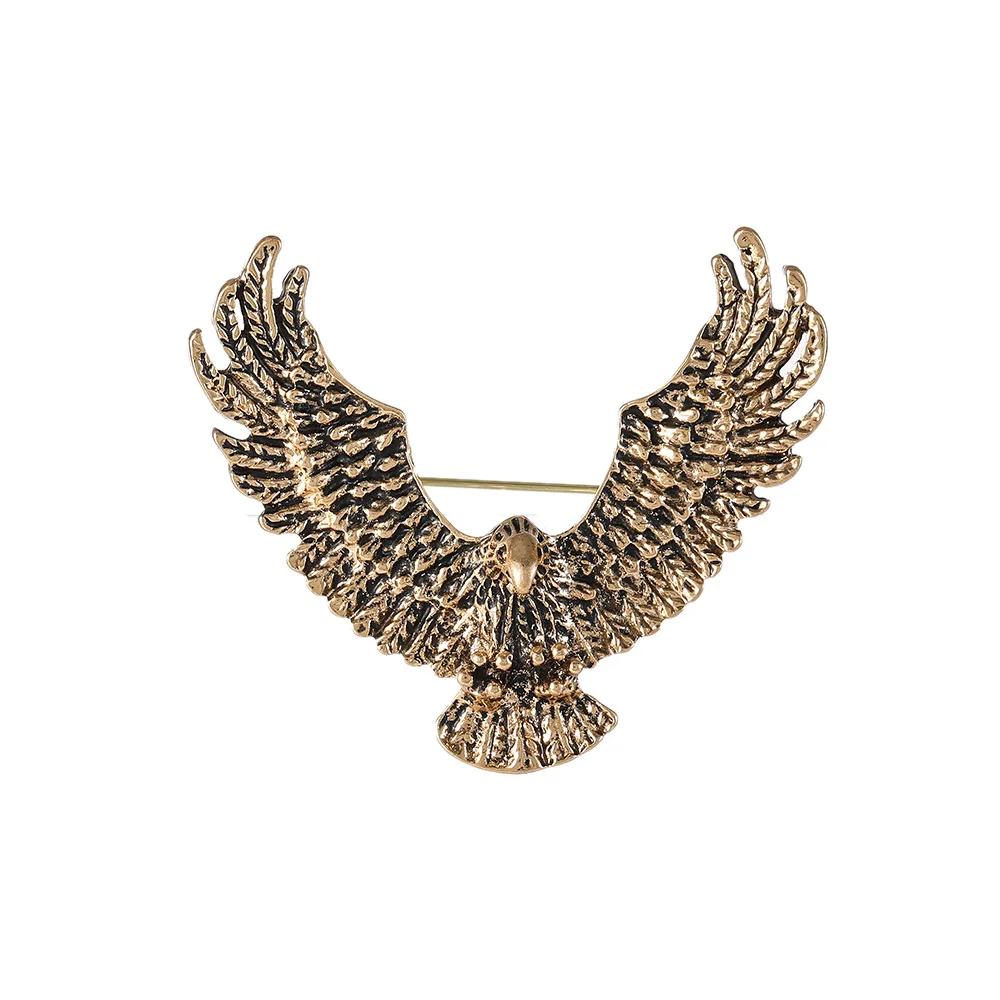 1Pc Vintage Eagle Brooch for Women Men Retro Animal Brooches Pins Jewelry Trendy Accessories Party Gifts 2026 Trend