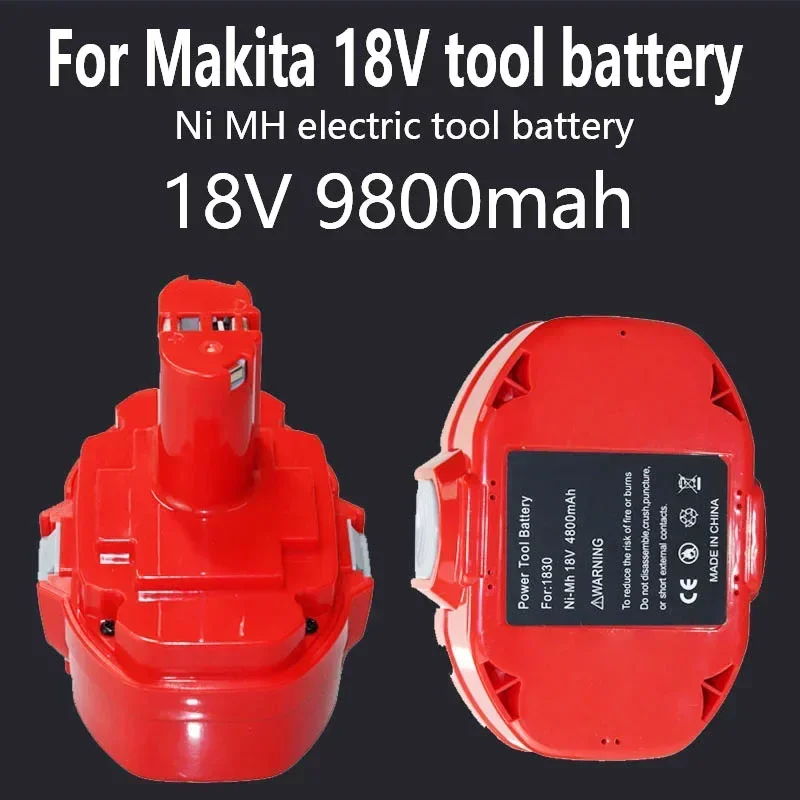 

For Makita 18V PA18 Ni-MH Battery 9800mAh High Capacity Replacement for 1822 1823 1833 1834 1835 1835F 192828-1 192829-9