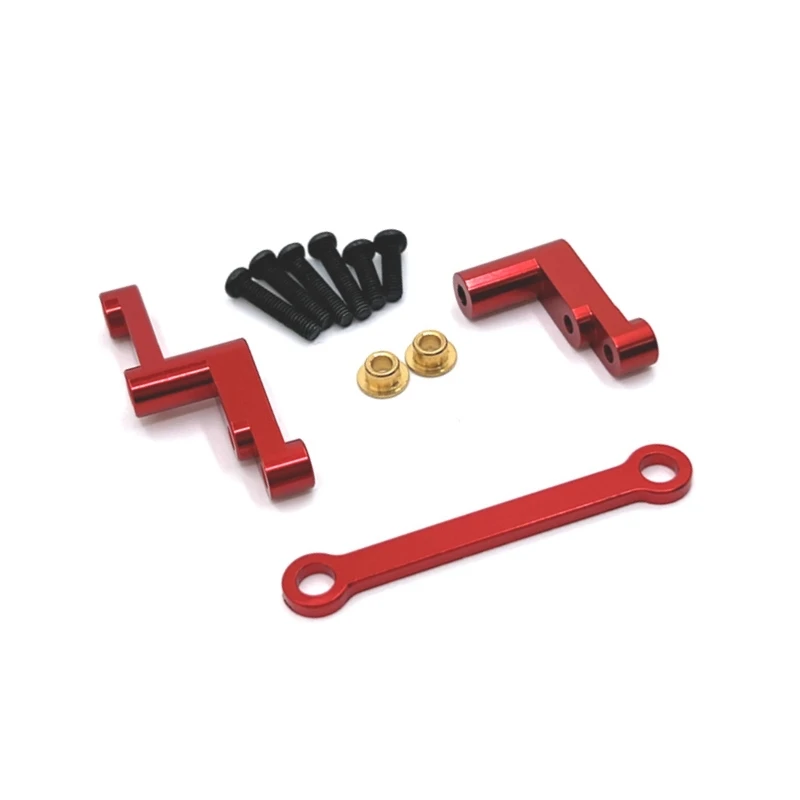 MJX H16 16207 16208 16209 16210 Metal Steering Assembly Bellcrank 1/16 RC Car Upgrade Parts Accessories