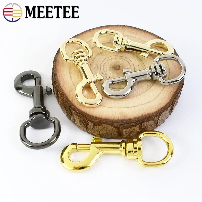 5/10/20Pcs 11/15mm Metal Carabiner Buckle Dog Leash Collar Swivel Trigger Clips Snap Hook Bag Strap Lobster Clasp Accessories