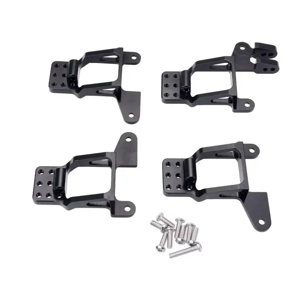 Support de tours de choc avant et arrière en aluminium, 4 pièces, pour chenille 1/10 RC TRX-4 TRX4 8216, pièces de mise à niveau