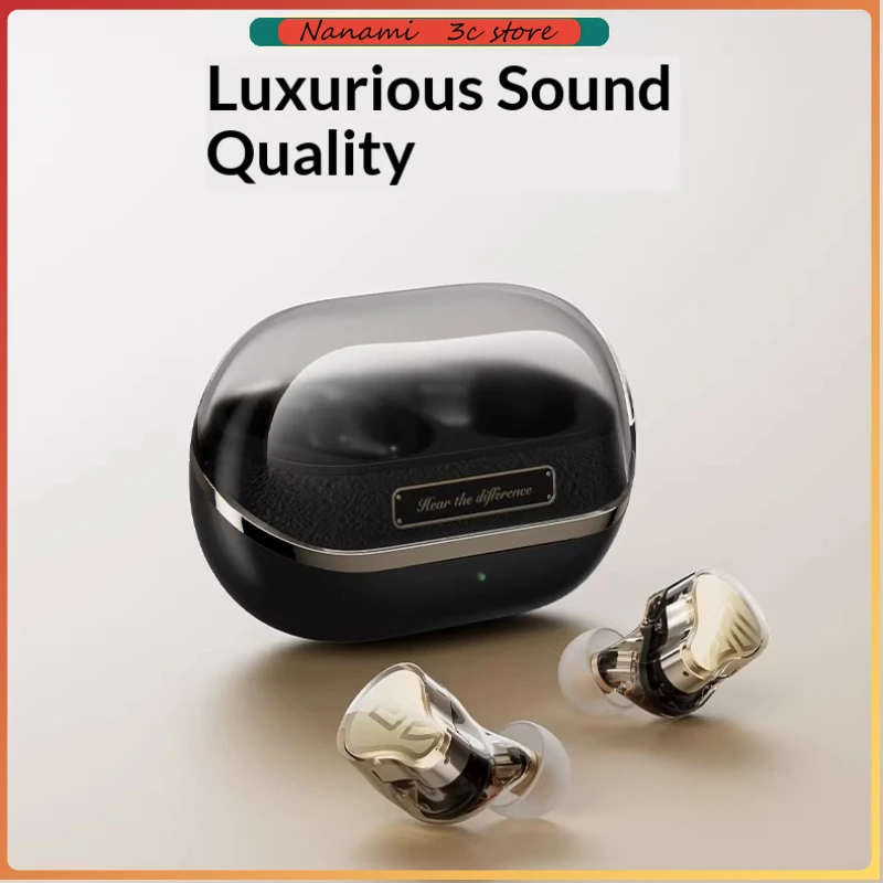 SoundPEATS H3 Hybrid 3 Driver Wireless Earbuds Bluetooth 5.4, 55dB Adaptive ANC, LDAC & aptX Lossless Hi-Res Audio, 6 Mics CVC8