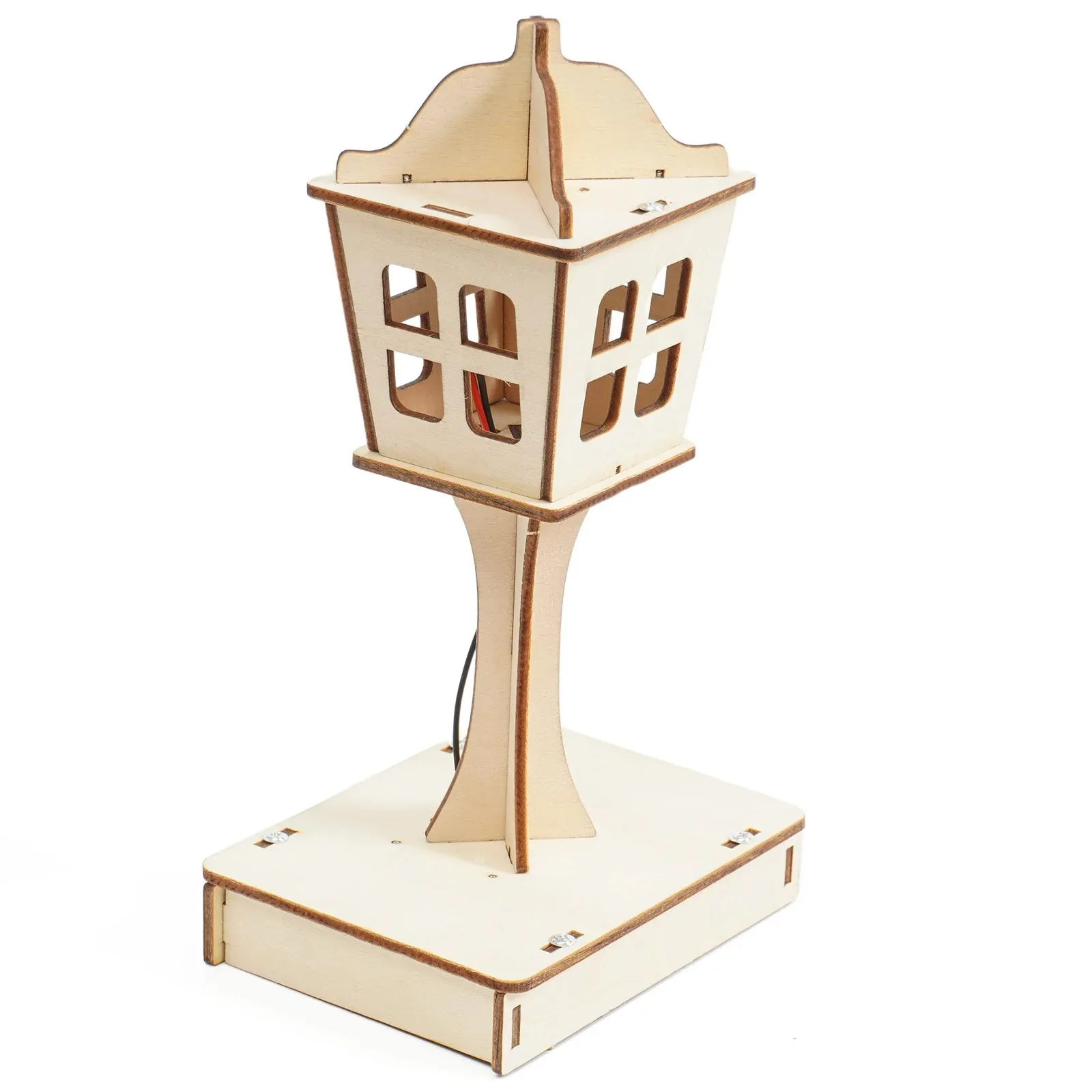 DIY Handmade Voice-activated Desk Lamp Model Science Toy School Physics Learning Craft Toy Gift For Children Students