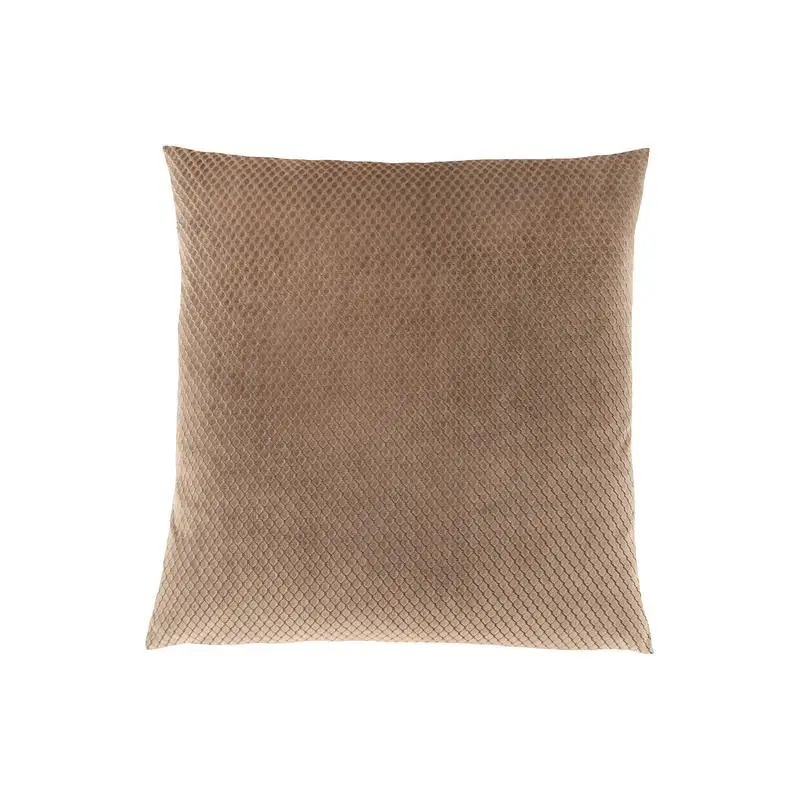 

18 x 18 Decorative Throw Pillow with Insert - Hypoallergenic Beige Polyester Accent Pillow for Sofa, Couch, and Bedroom Decor