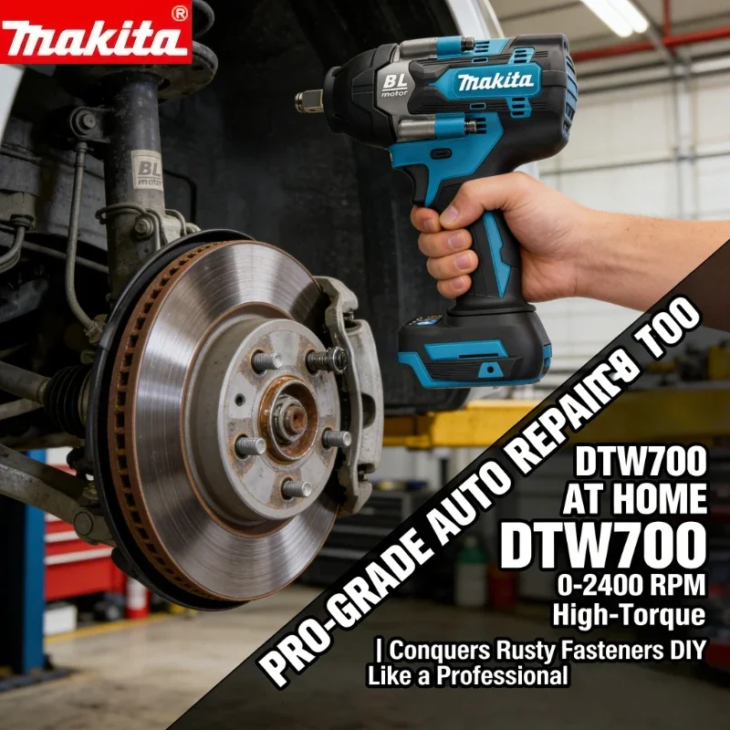 Makita DTW700 Cordless Brushless Impact Wrench 18V, Heavy-Duty Large Torque Lithium Wrench for Bolt Tightening（only tool） view 6