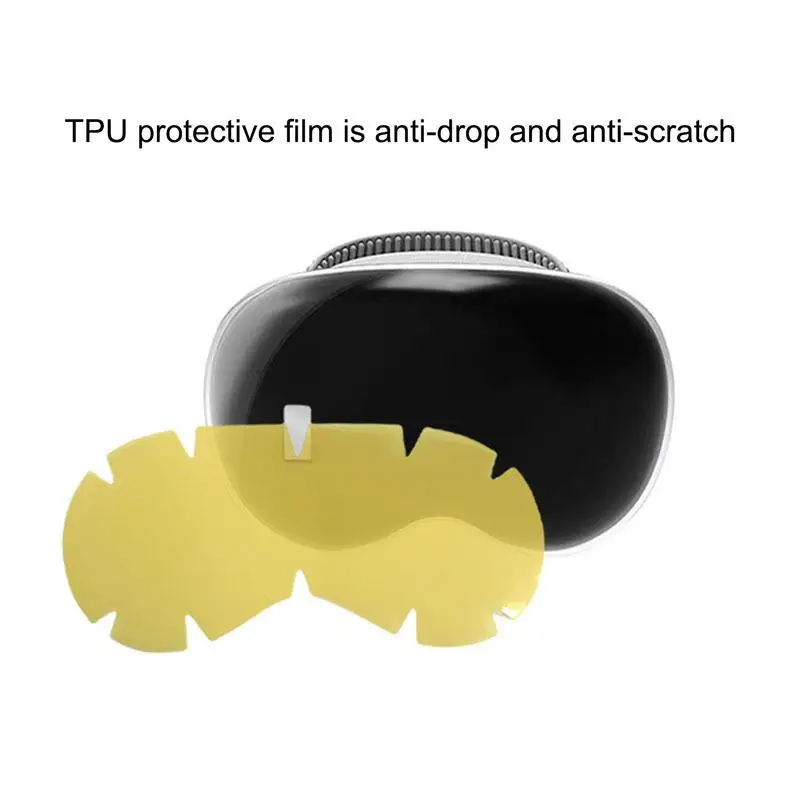 2PC Anti-Scratch VR Glasses Screen Film Anti-Bubble Clear Film Screen Protector ForVision Pro Glasses anti Fingerprint Lens Film