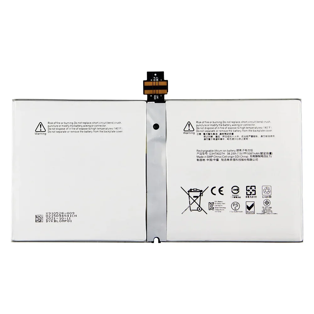 Replacement Battery DYNR01 For Microsoft Surface Pro 4 Pro4 G3HTA027H 1724 High Quality Batteries 5087mAh With Tools