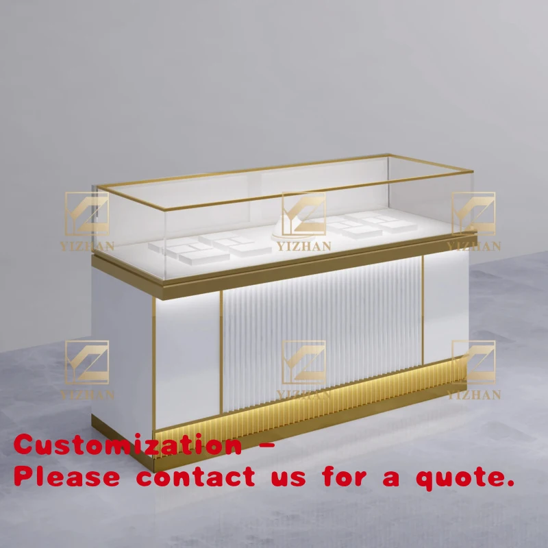 

custom.Expert Craftsmanship Jewelry Showcase Glass Display Cabinet with New Store Design